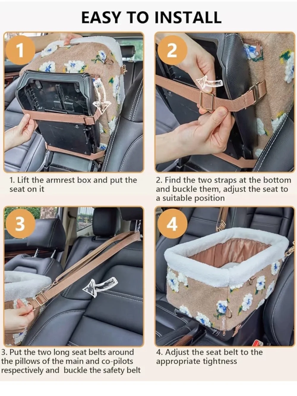 Burgeon Nest Dog Car Seat